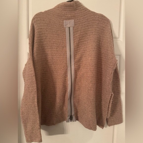 Free People Arctic Fox Zip Back Sweater in Pink Size Small - BNWT! - Picture 1 of 7